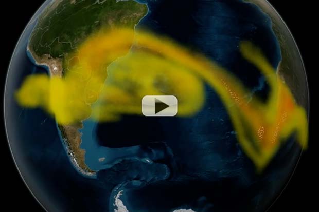 Volcanic Ash Clouds Tracked By Satellite To Keep Planes Flying | Video