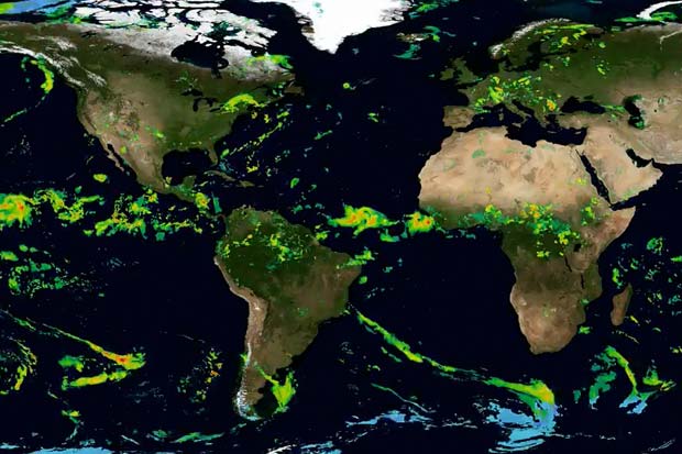 Satellite Swarm Delivers Worldwide Precipitation In Most Detail Yet | Video