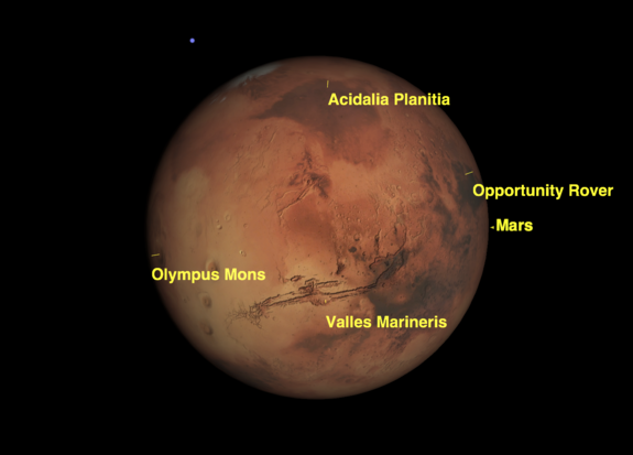 On Monday evening (May 30) at 5:35 p.m. EDT, Mars will be the closest it has been to Earth since Oct. 5, 2005.