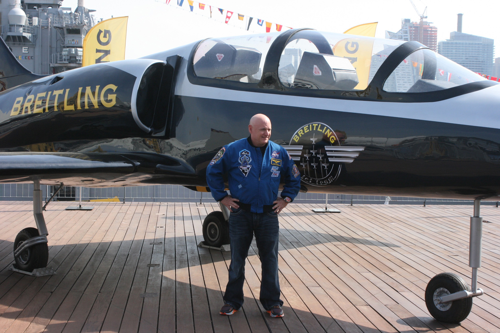 Yearlong-Mission Astronaut Scott Kelly Honored at NYC's Fleet Week