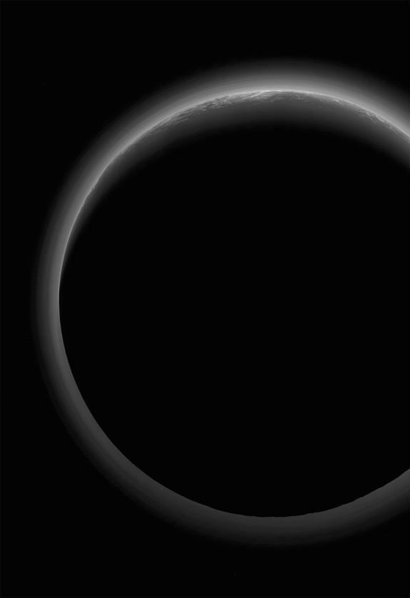 This spectacular full-view of Pluto's so-called 