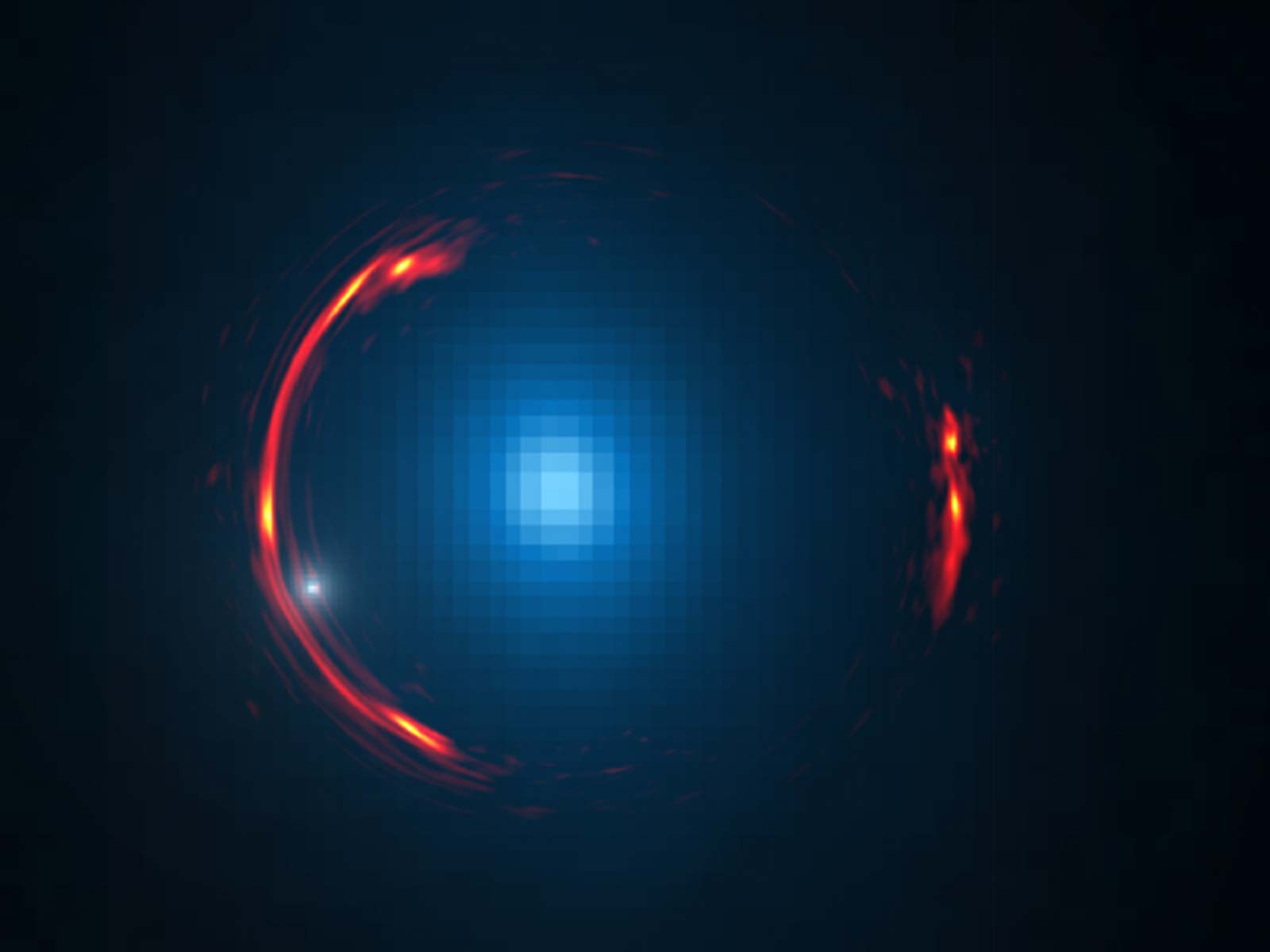 An Intriguing Cosmic Distortion | Space Wallpaper