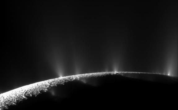The dramatic fractures on the surface of Enceladus known as tiger stripes provide direct access to the ocean beneath.