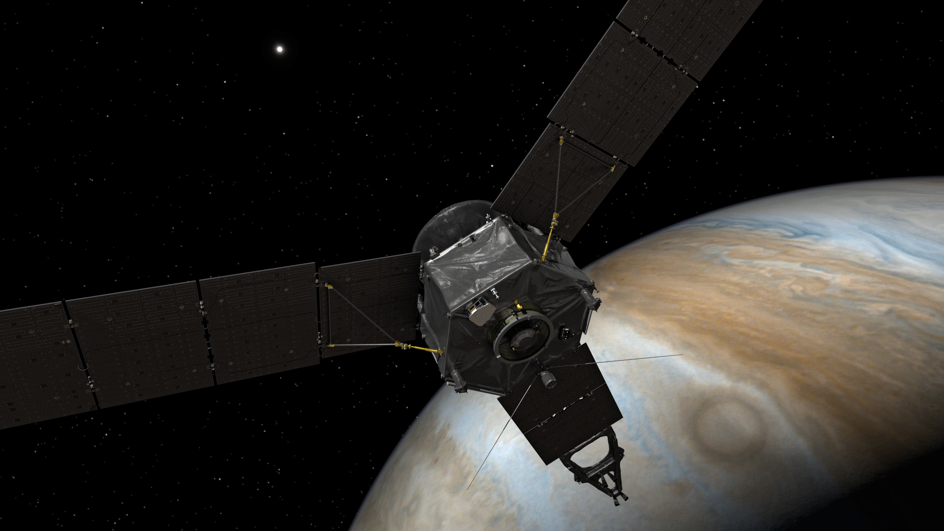 Juno Spacecraft at Jupiter