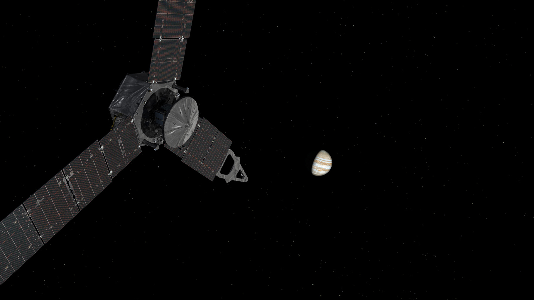 Juno Probe Approaching Jupiter