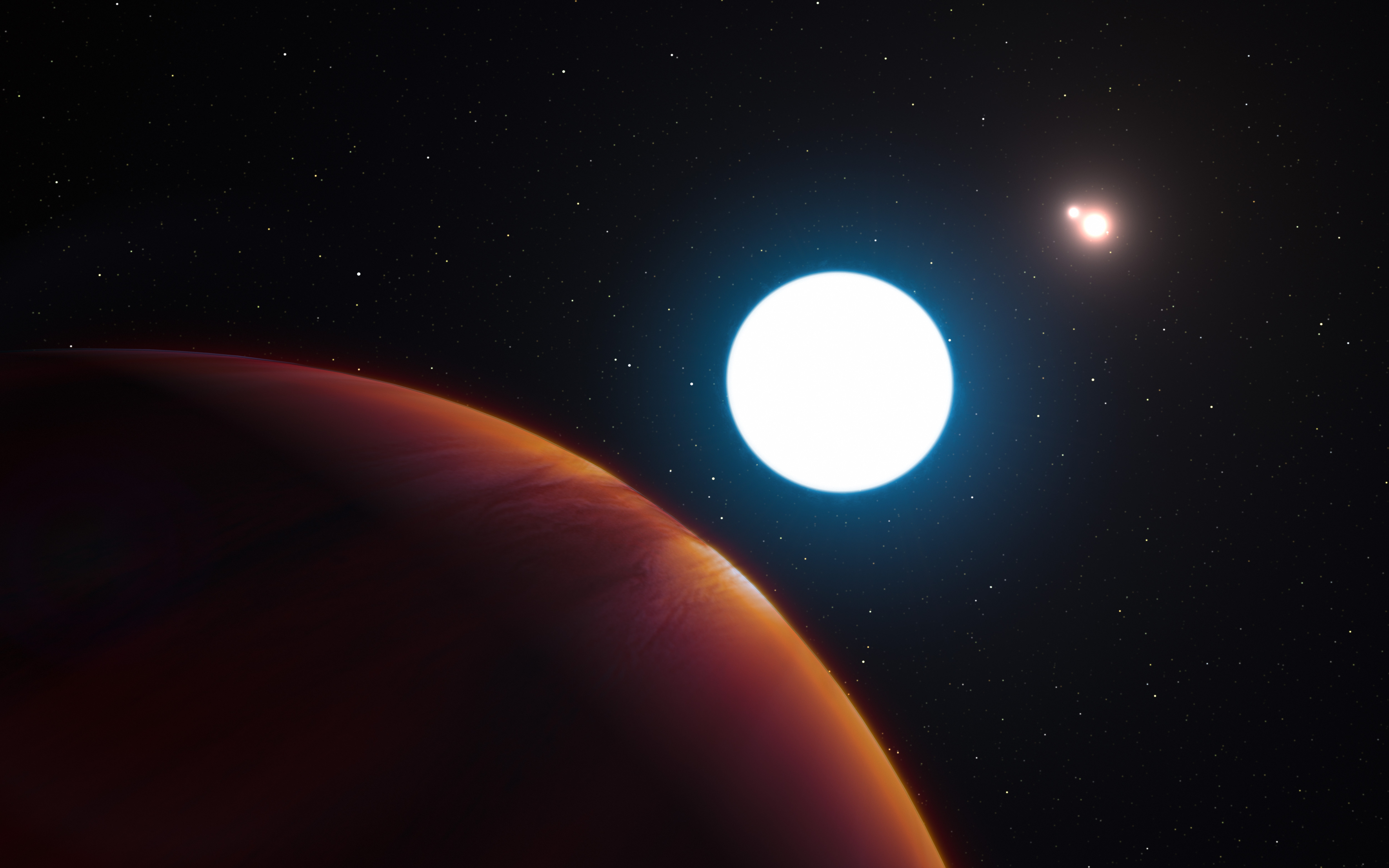 Three's Company: Newly Discovered Planet Orbits a Trio of Stars - Space.com