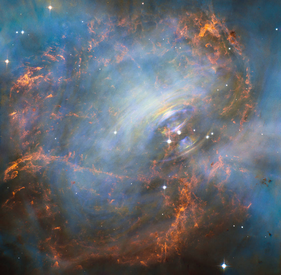 Heart of Crab Nebula 