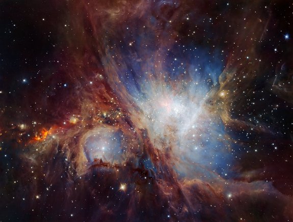 This new view of the Orion Nebula, built from multiple exposures of the HAWK-1 infrared camera on the European Southern Observatory's (ESO) Very Large Telescope in Chile, is the deepest view ever of the region, ESO officials said in a statement. The view revealed 10 times more very faint, low-mass objects (planet-size and brown dwarfs) than previously known.