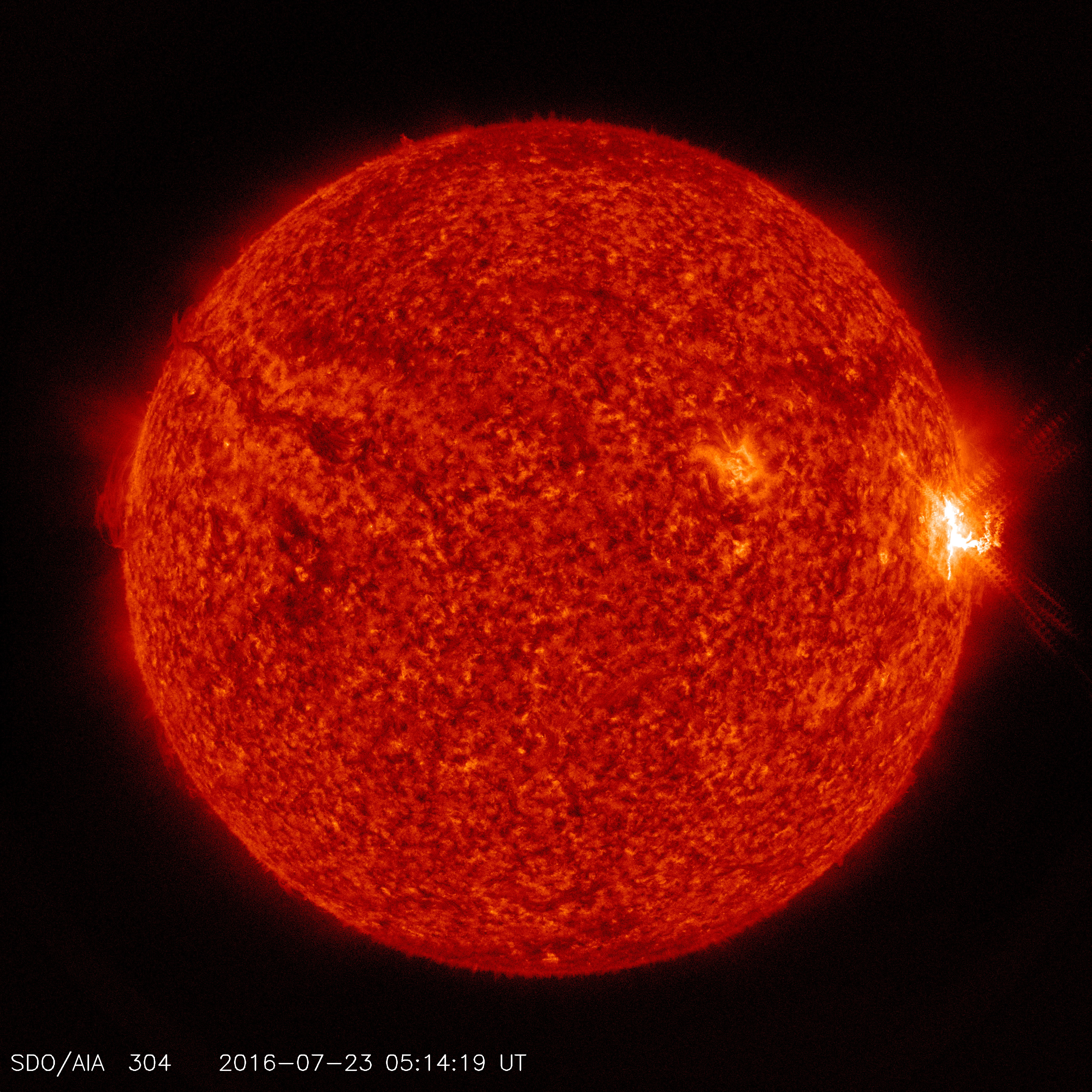 Sun Blasts Out 2016's Strongest Flare (Video)