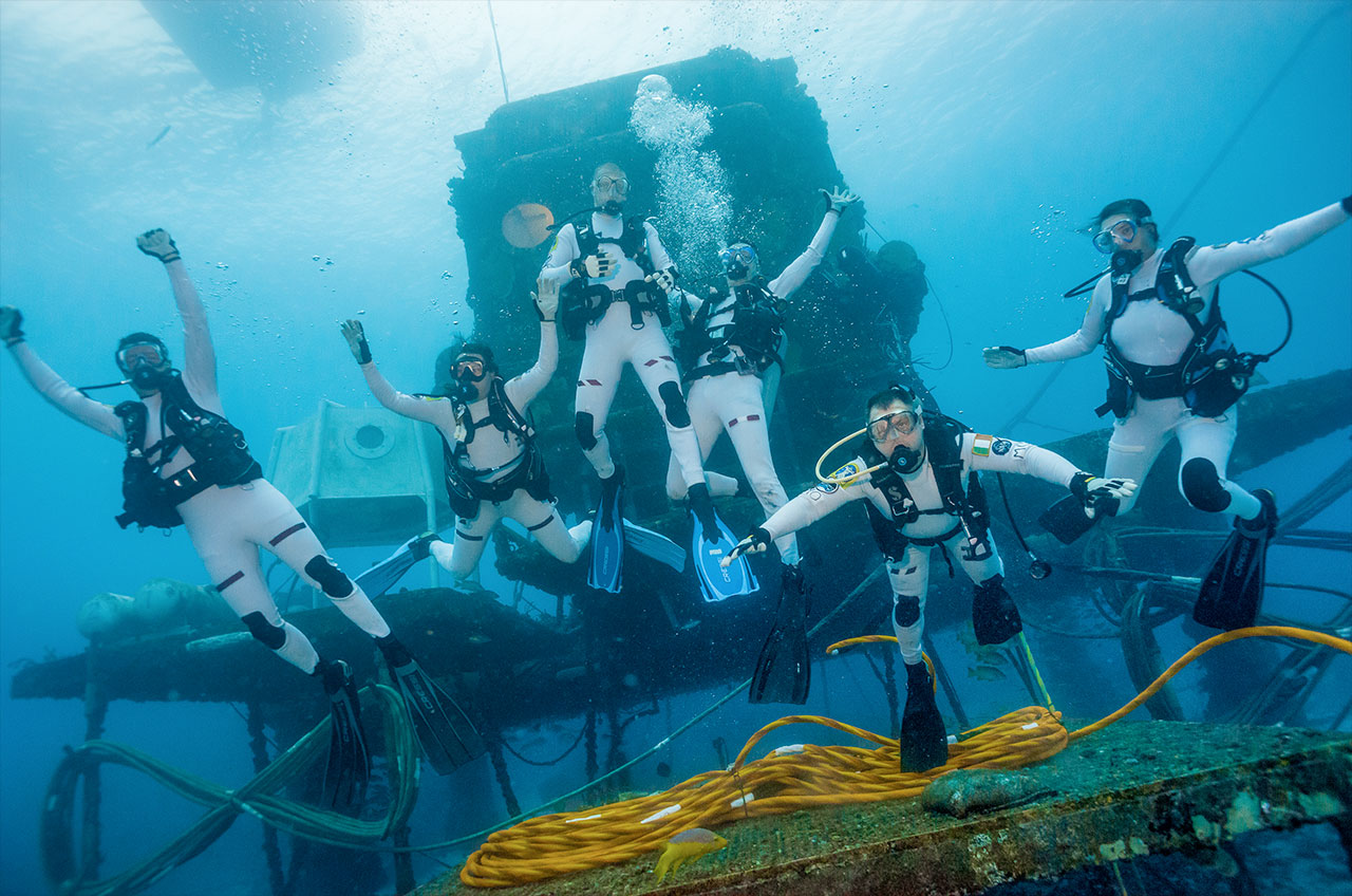 Astronaut-Aquanauts: 50 People Have Now Orbited Earth and Lived Undersea