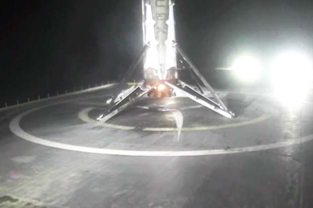 Touchdown! SpaceX Lands Rocket On Drone Ship Again | Video