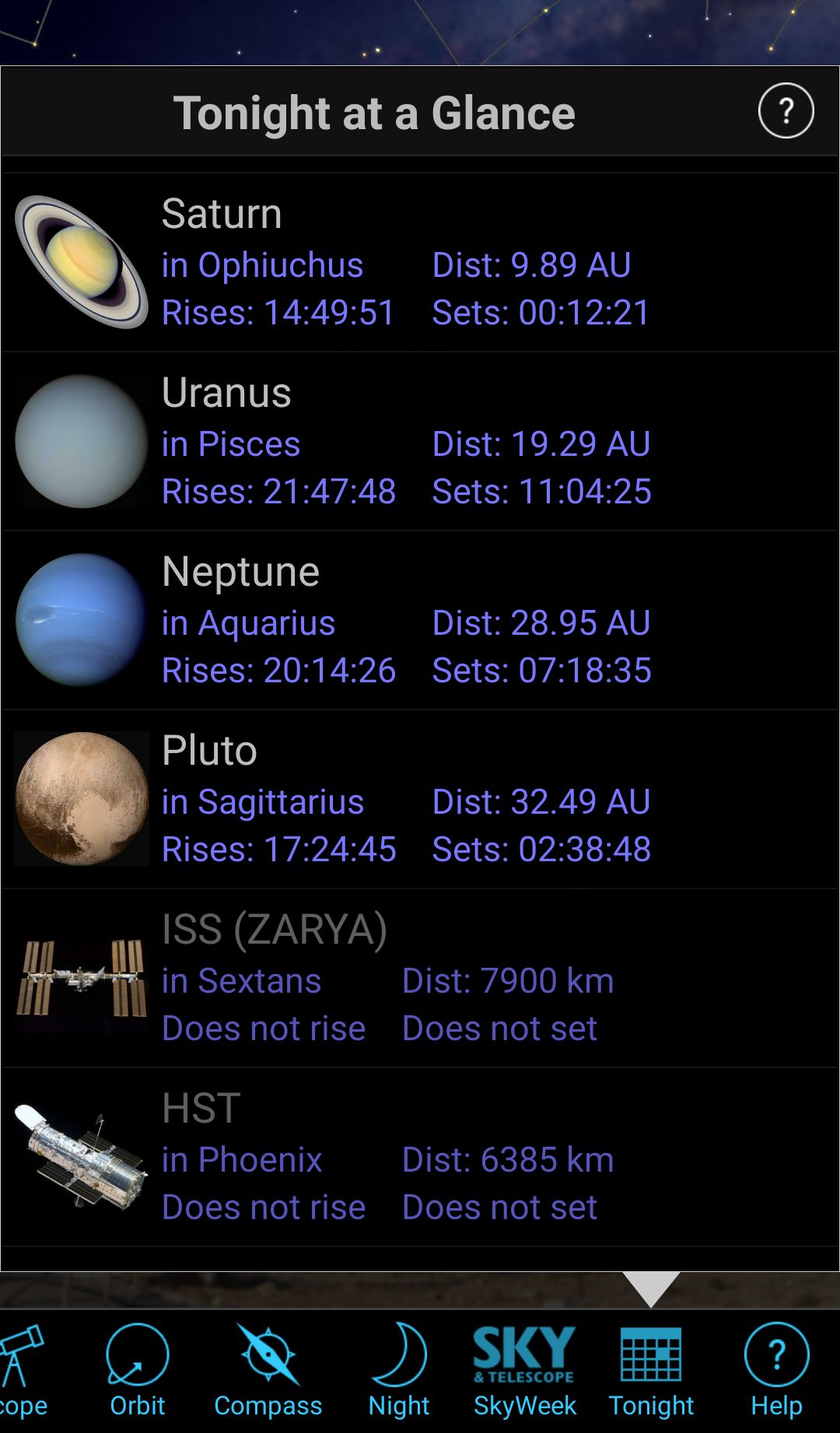 SkySafari 5, Aplikasi Penjelajah Langit Berbasis Mobile untuk Pencinta Astronomi