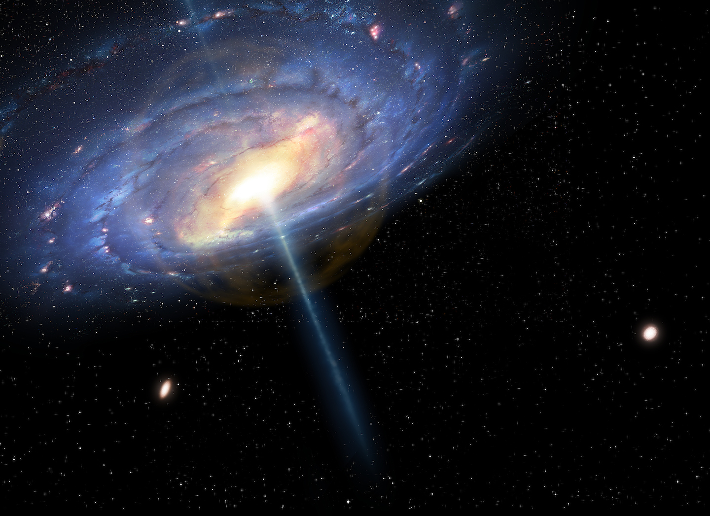 Milky Way's 'Blowout Bash' May Explain Galaxy's Missing Mass