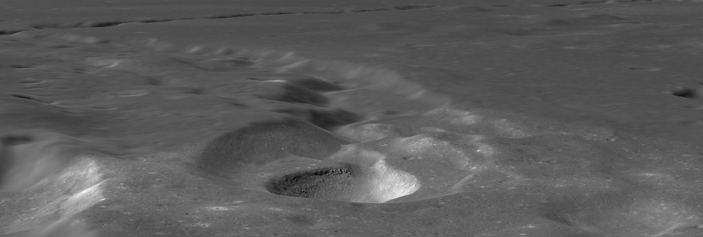Zoom Into the Moon's 'Fire Fountain' Volcano Past with NASA Video