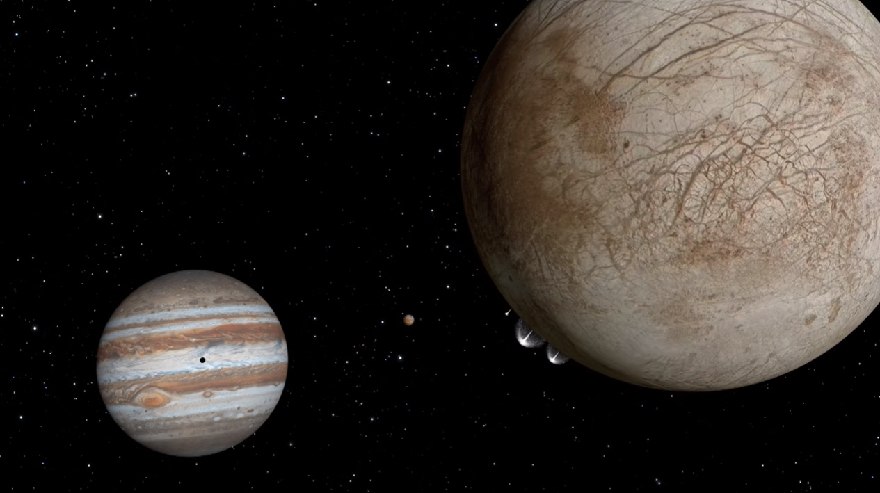 Plumes on Europa: Artist's View