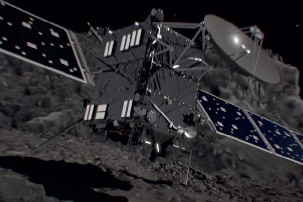 Rosetta Probe's 'Death Dive' Into Comet 67P Visualized