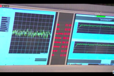This screenshot from ESA's broadcast of the Rosetta spacecraft's crash on Comet 67P shows the signal confirming the crash at 7:19 a.m. ET. on Sept. 30, 2016 at the Rosetta Mission Operations Centre in Darmstadt, Germany. <a href="http://www.space.com/34254-rosetta-crash-lands-on-comet-mission-ends.html">Read our full story here.</a>