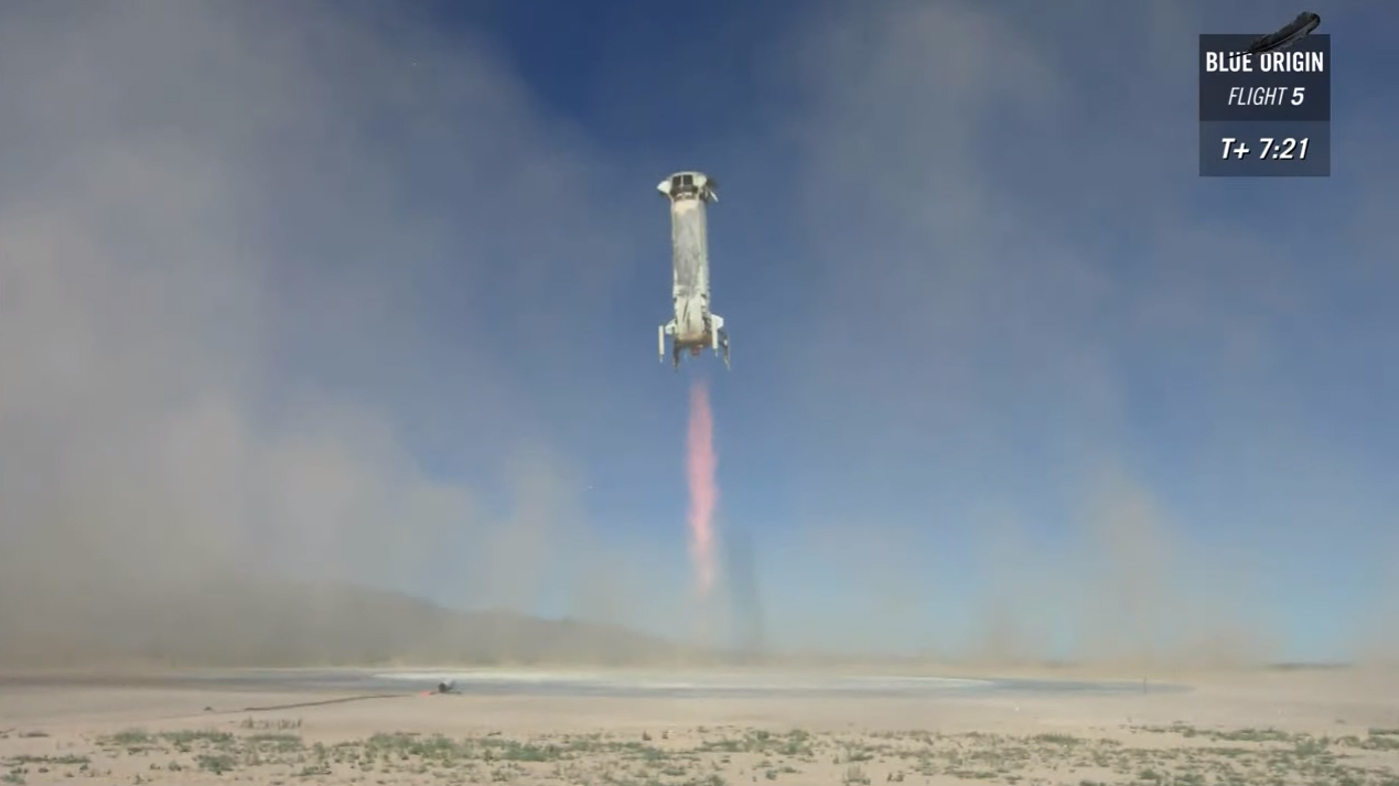Blue Origin launching people to space