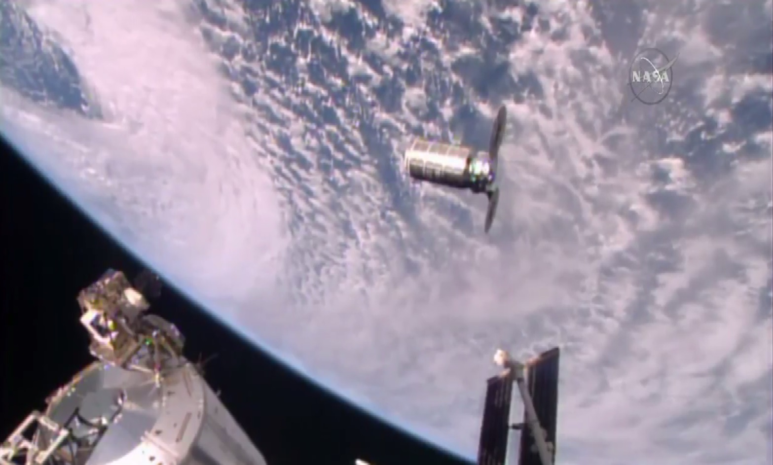 Orbital ATK Cygnus Supply Ship Arrives at Space Station