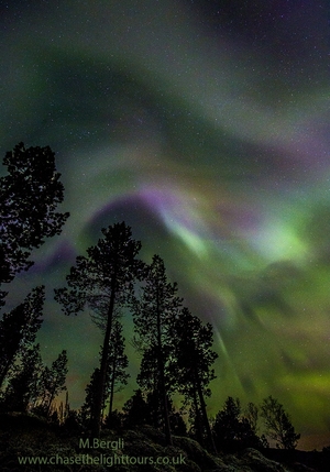 Night sky photographer and <a href="http://chasethelighttours.co.uk/">northern lights tour guide</a> Marianne Bergli caught this image of the auroras on October 26, 2016 in Troms, Norway.