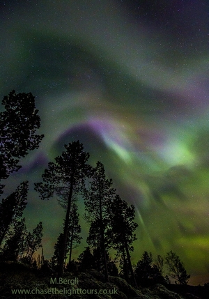 Night sky photographer and <a href="http://chasethelighttours.co.uk/">northern lights tour guide</a> Marianne Bergli caught this image of the auroras on October 26, 2016 in Troms, Norway.