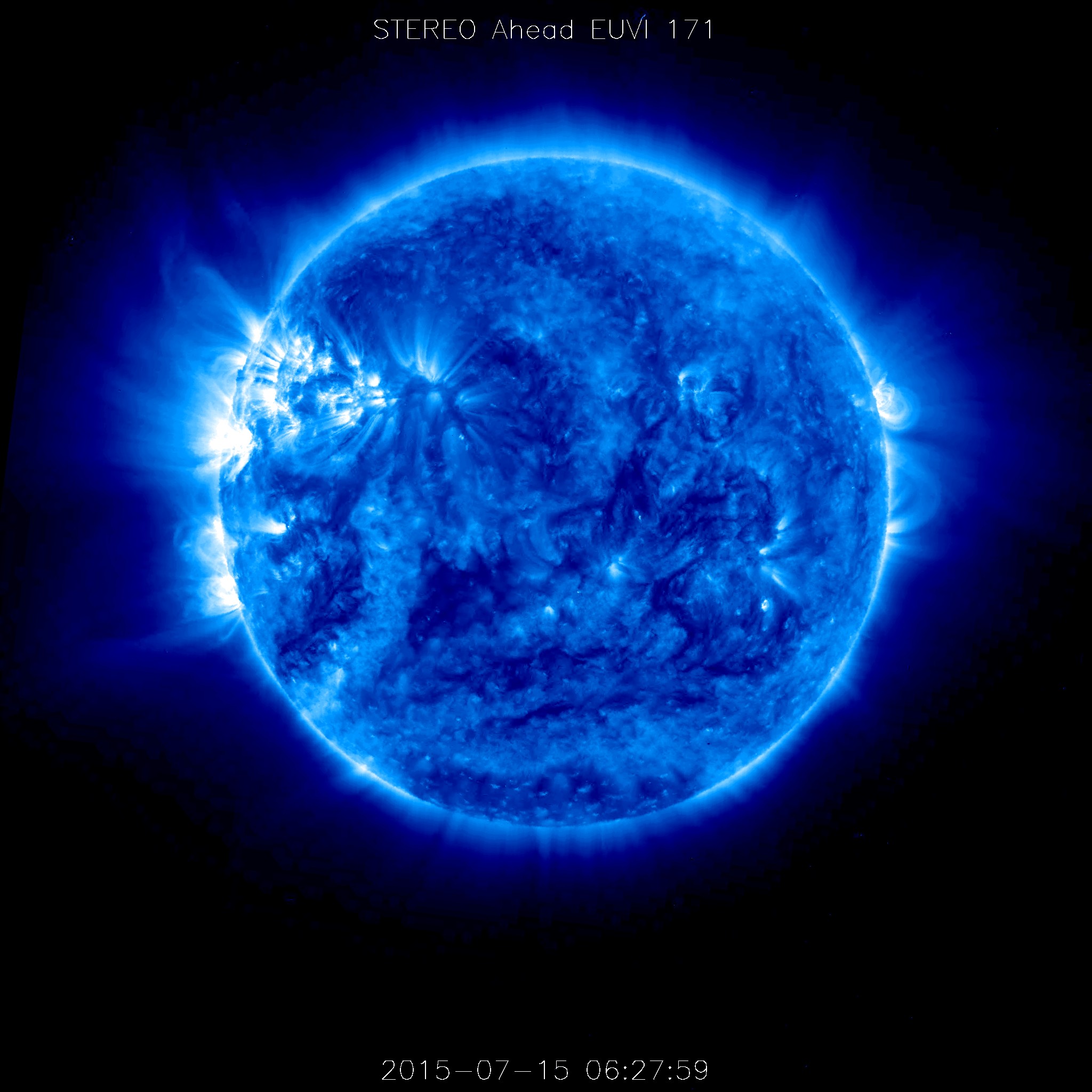 Ultraviolet view of sun