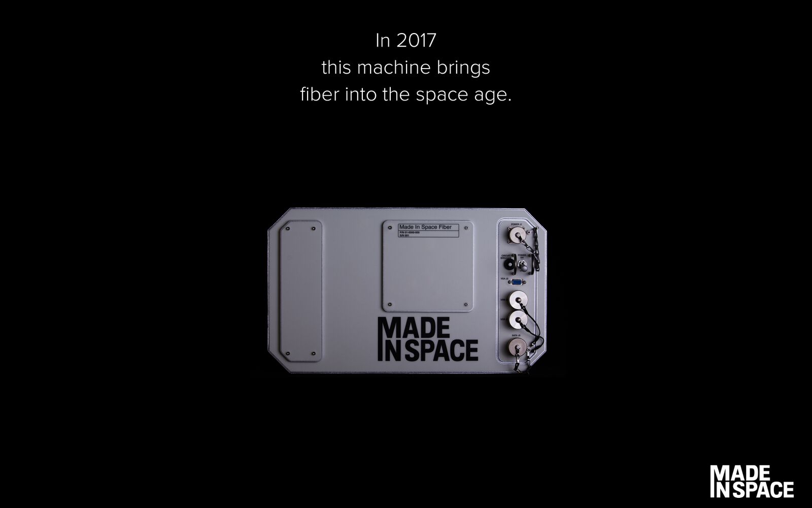 California Startup Made In Space to Make Optical Fiber in Orbit