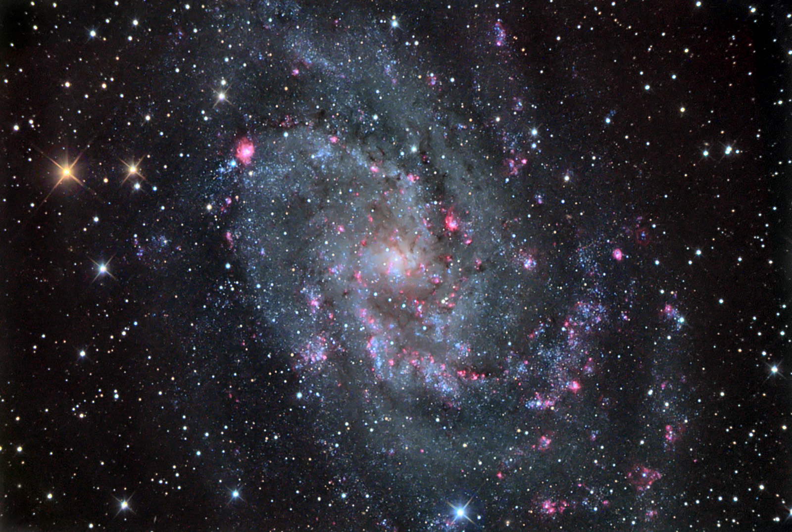 Photographer's Deepest Sky View Reveals a Stunning Triangulum Galaxy