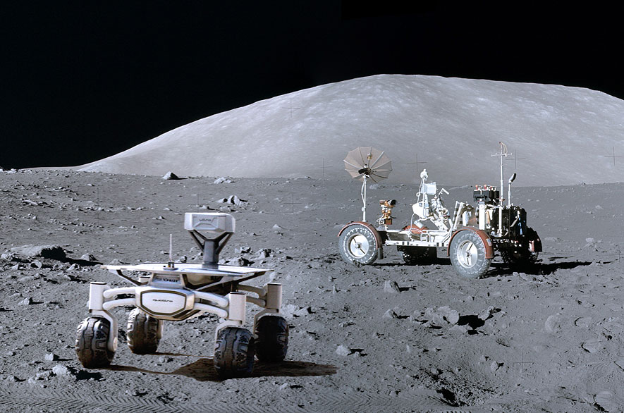Moon-Race Team Reserves Rocket to Land Rovers Near Apollo 17 Site