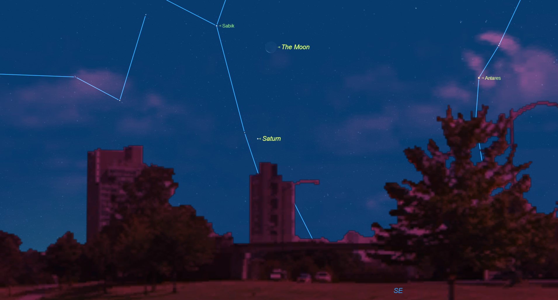 How to See Saturn and the Moon in Tuesday's Pre-dawn Sky