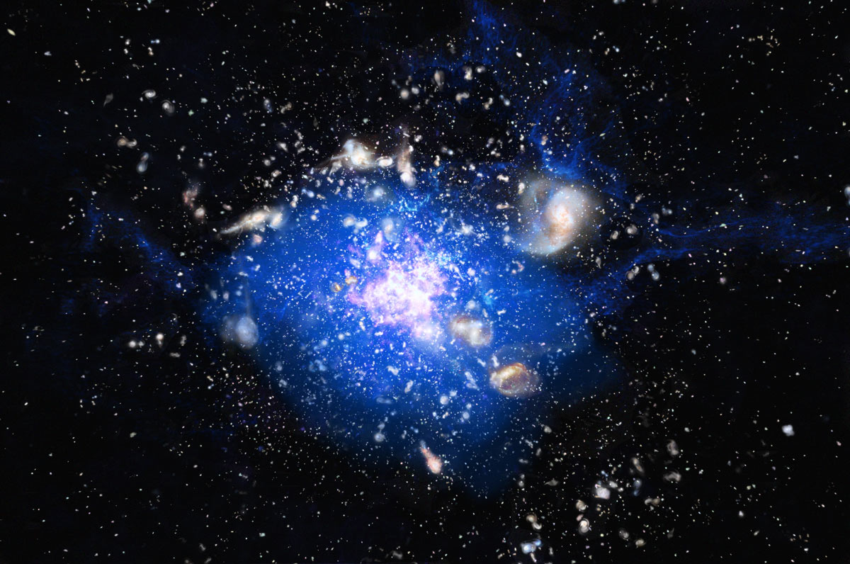 Galactic 'Spiderweb' Has Unusual Feeding Habits