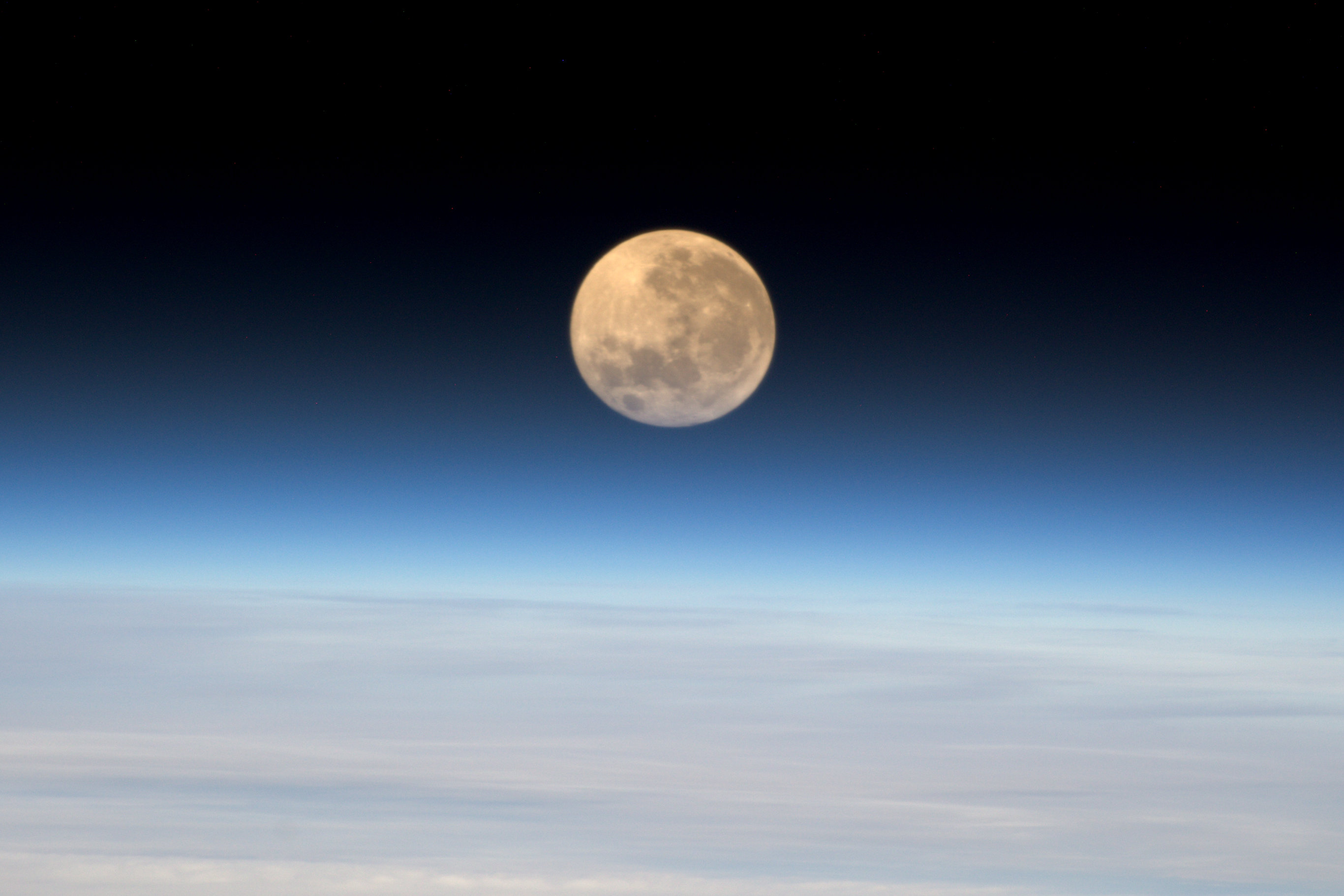 Supermoon Spotted from Space