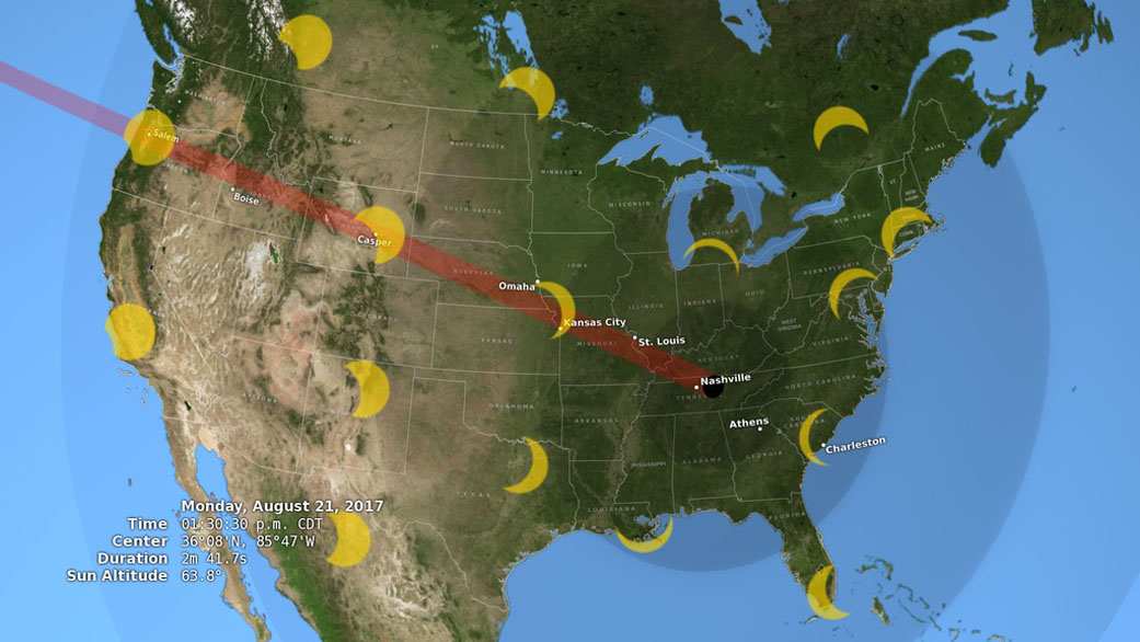Total Solar Eclipse 2017: Path, Viewing Maps and Photo Guide