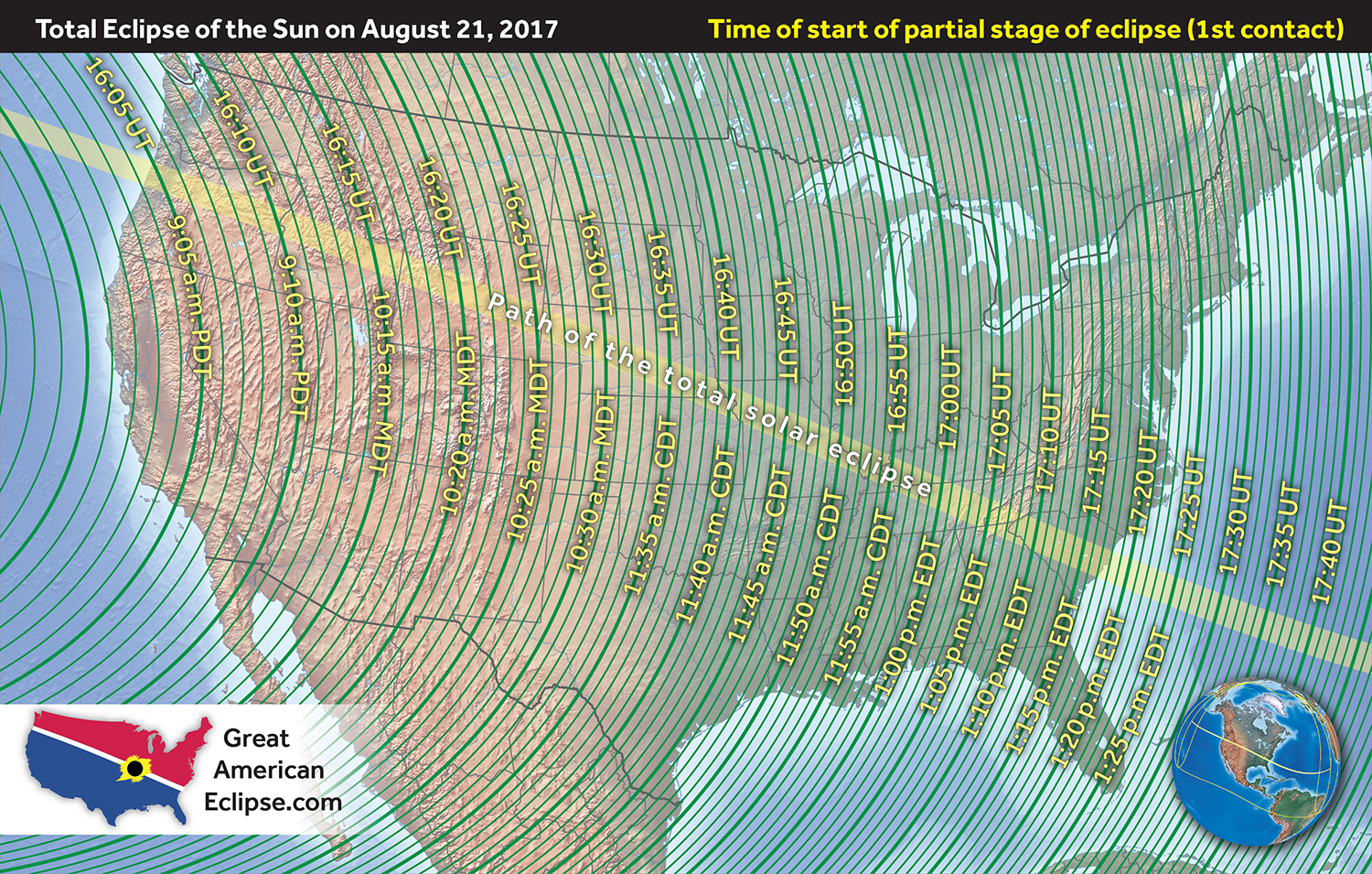 Total Solar Eclipse 2017: Path, Viewing Maps and Photo Guide