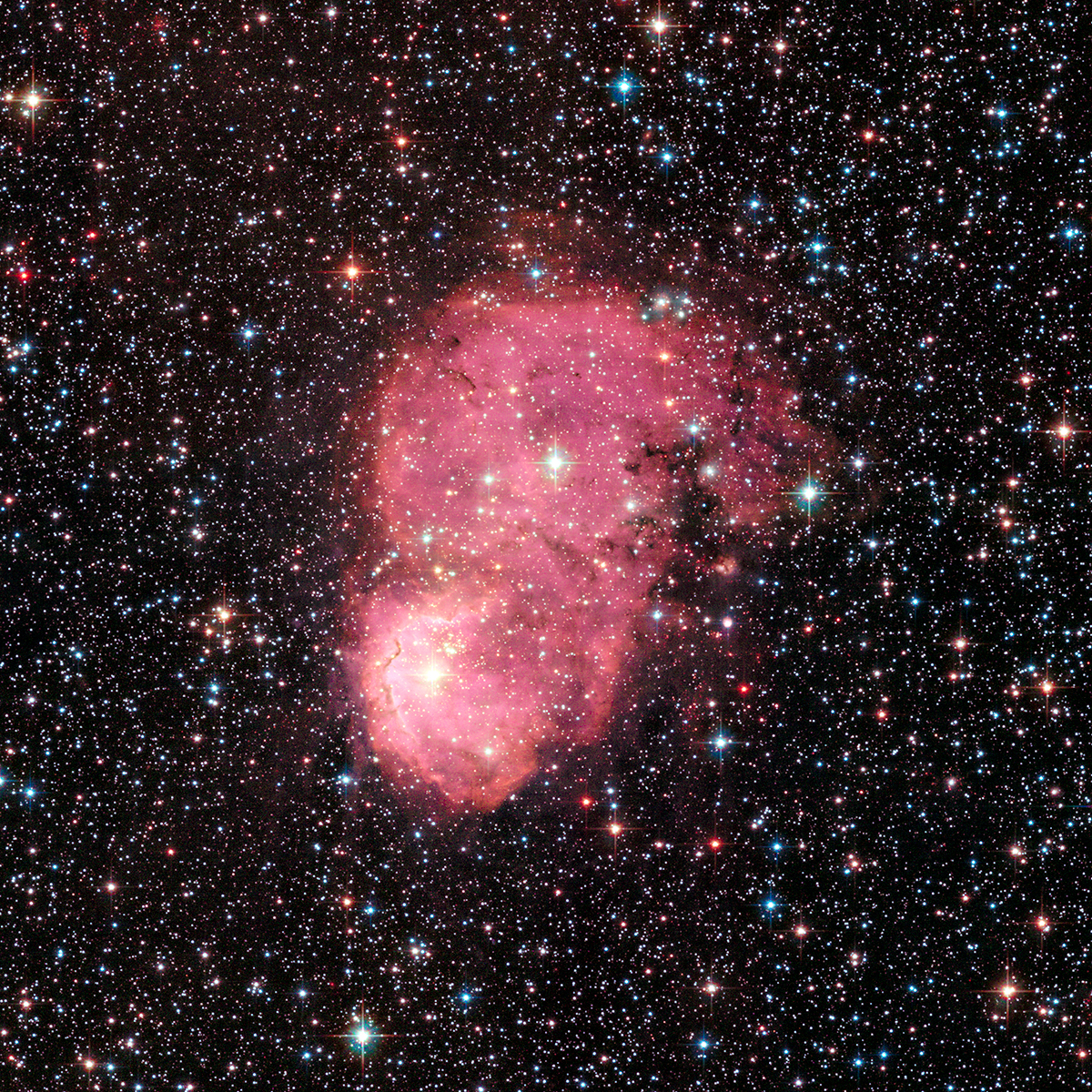 Festive Nebulas Make Hubble Telescope's Holidays Bright
