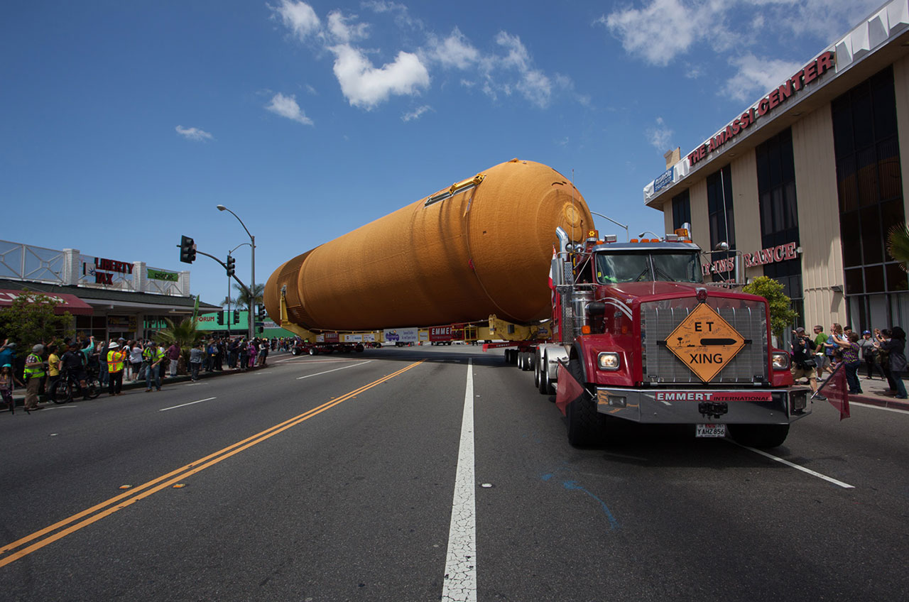 Former DA's Photos Capture Space Shuttle Tank's Journey to California