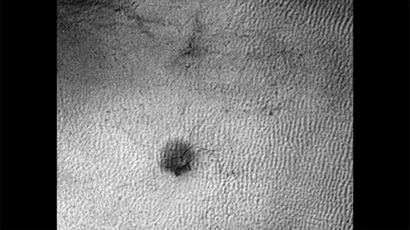 A network of small, erosion-carved channels on Mars has grown and expanded over the span of three Martian years, as these photos by NASA's Mars Reconnaissance Orbiter show.