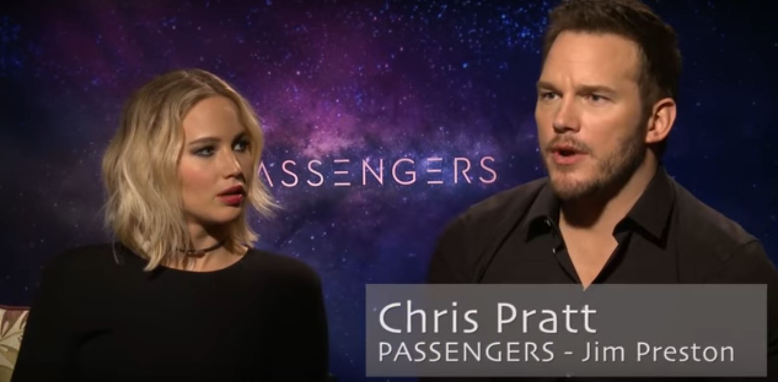 'Passengers' Stars Pratt, Lawrence Grill Real NASA Researcher (Video)