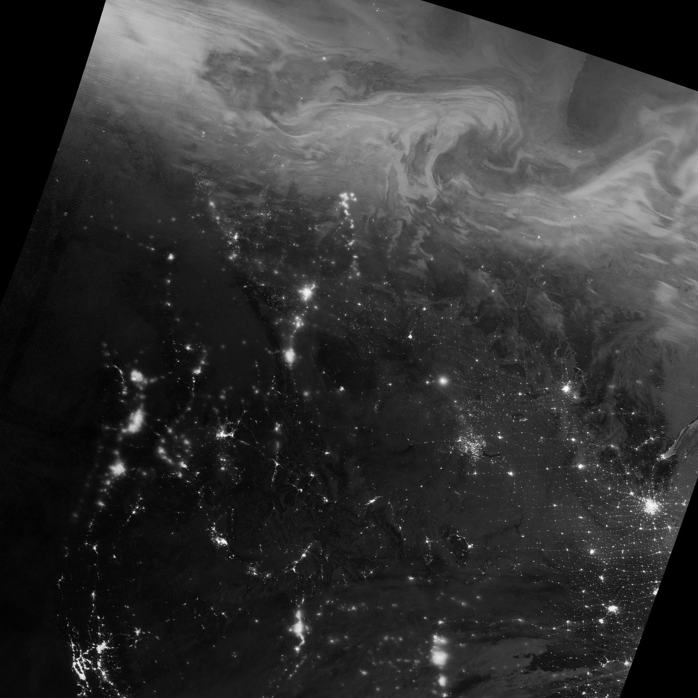 Northern Lights' Festive Show Captured in Stunning NASA Image