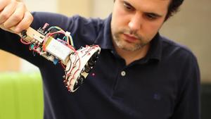 A DIY tractor beam is used to levitate a small spherical object measuring 1.2 inches (3 centimeters) across.