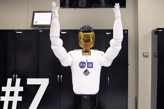 NASA's Robonaut 'Referee' Mimics Football Signals | Video