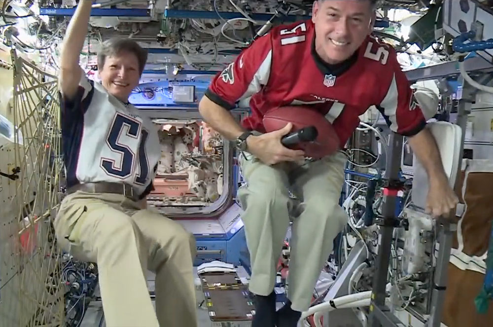 How NASA Sent the Winning Super Bowl LI Team's Jersey to Space -- Before Game Day