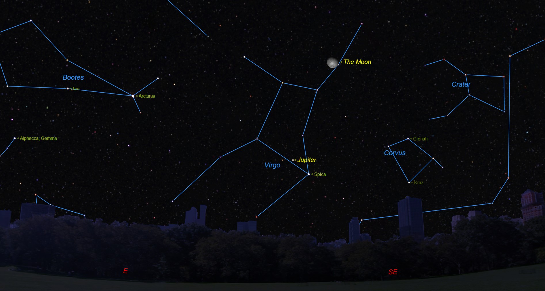 Celestial Valentine's Date: Moon, Jupiter Meet Up Tonight