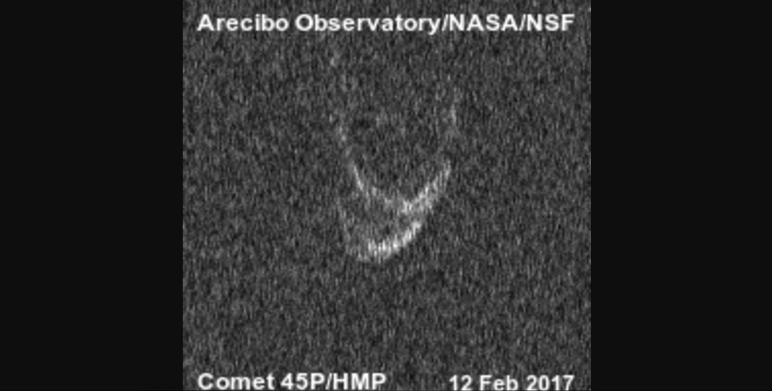 Nearby Comet Has a Big Heart, Radar Reveals