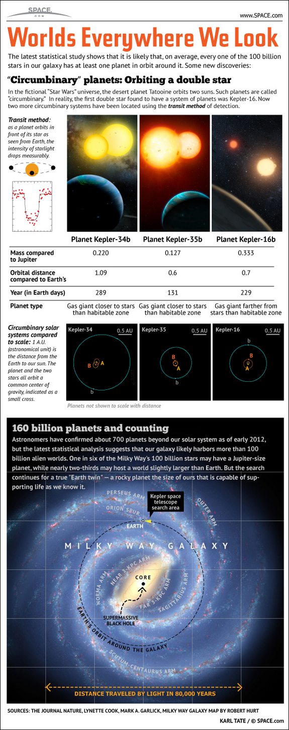 160 billion alien planets fill our galaxy in this SPACE.com infographic.