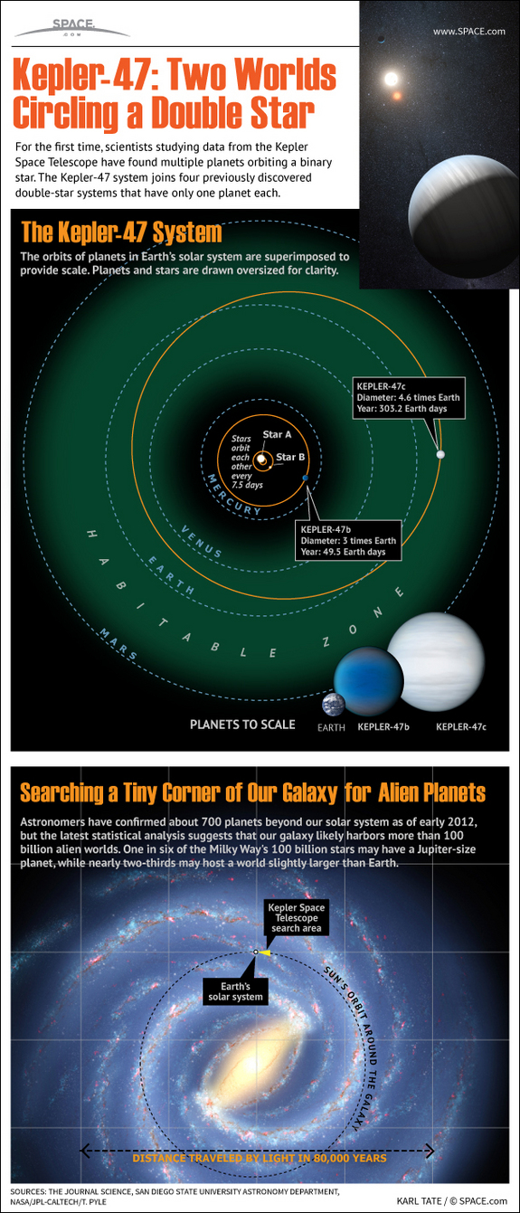 Find out about the pair of planets found orbiting a distant binary star system in this SPACE.com infographic.