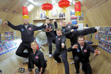Mars500 mock Mars mission crew on Chinese New Year