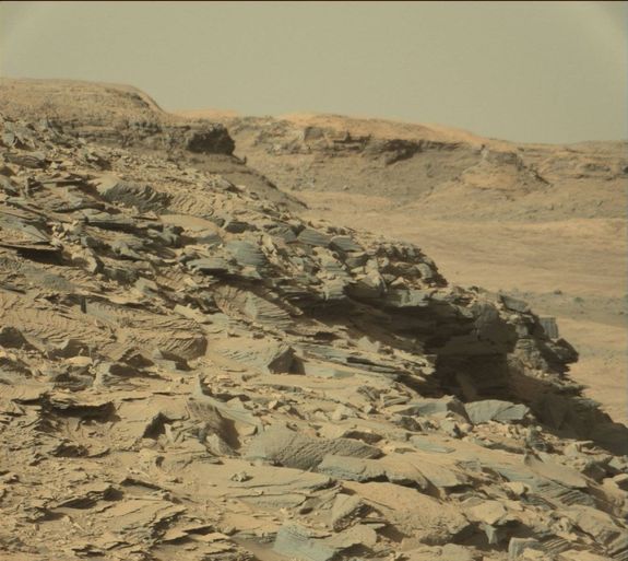 Taming a resource-rich Mars can assure that future inhabitants live long and prosper. This image was taken by NASA's Mars rover Curiosity on April 3, 2016.