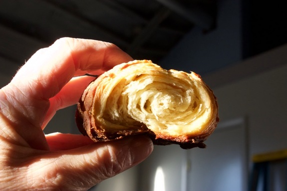 The croissants our French commander Alex made were exceptional.