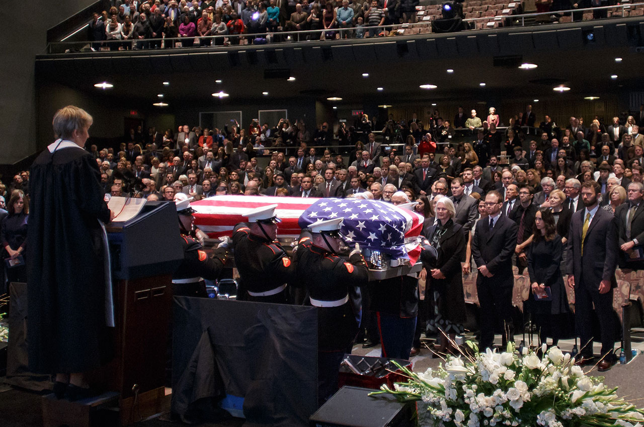 'He Made Us Look Up': John Glenn's Legacy Celebrated at Memorial Service